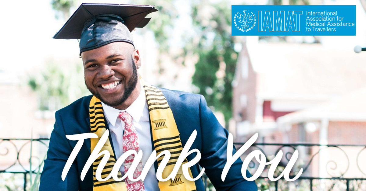 Our donors make an enormous difference in the lives of our scholars and their patients.

You can help us make the world a healthier place to travel by sponsoring an IAMAT scholar.

ow.ly/OJMa50Q5TOp

#travelhealth #iamatscholarship