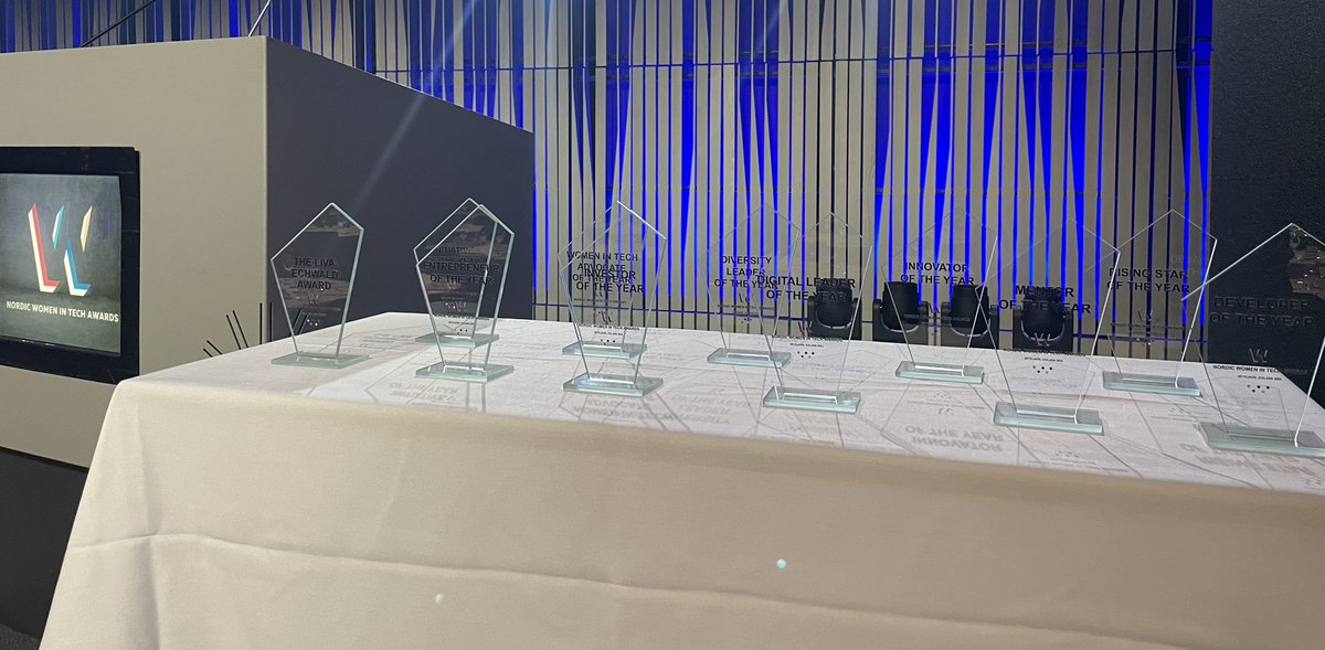 The awards are ready to meet their new owners 🇮🇸✨

#NWITA2023