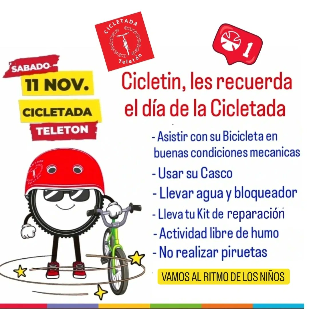 CicletadaTeleton tweet media