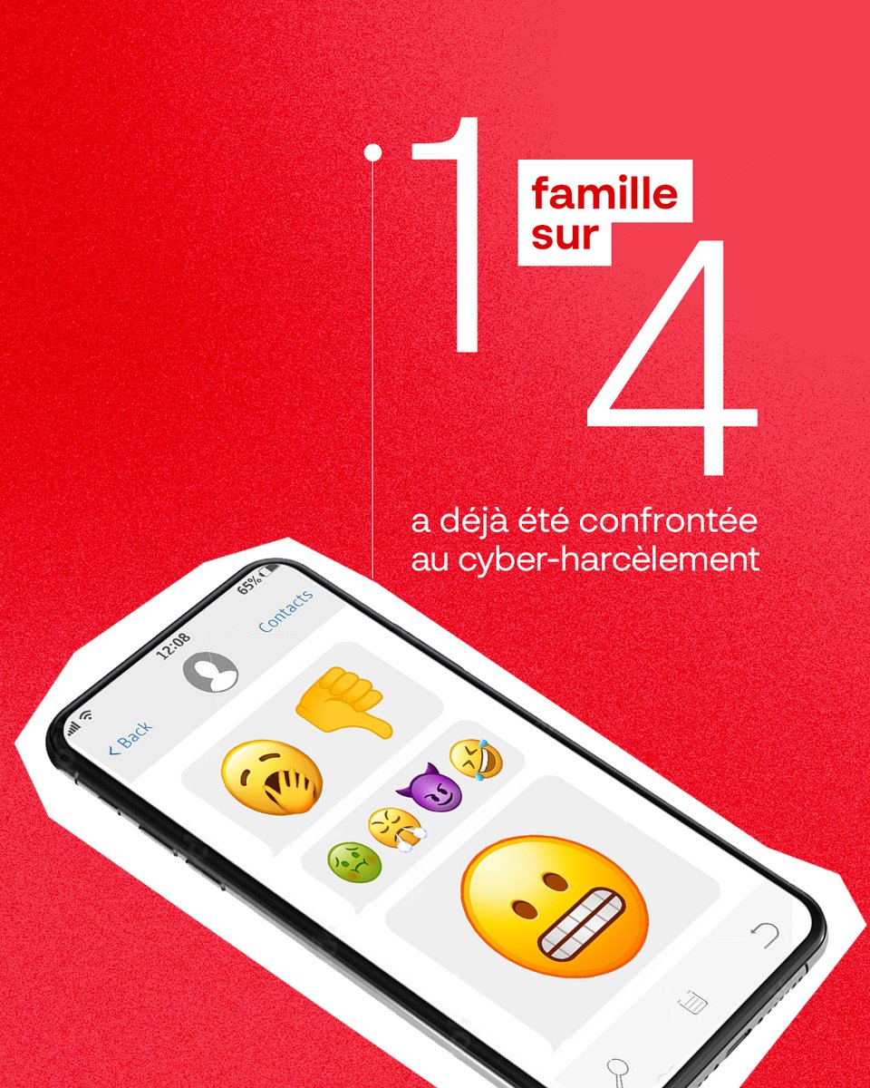 Cette situation peut toucher un de vos proches ou amis. Si vous êtes victime ou témoin de cyberharcèlement, contactez le 3018 que nous soutenons depuis 3 ans à travers l'Association e-Enfance. @eenfance