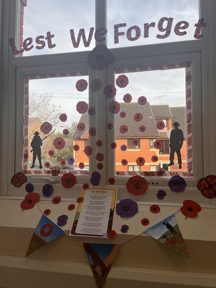 Our Upper School students have created a beautiful Remembrance Day window display to commemorate those who have lost their lives in past and present conflicts.  Lest we forget.