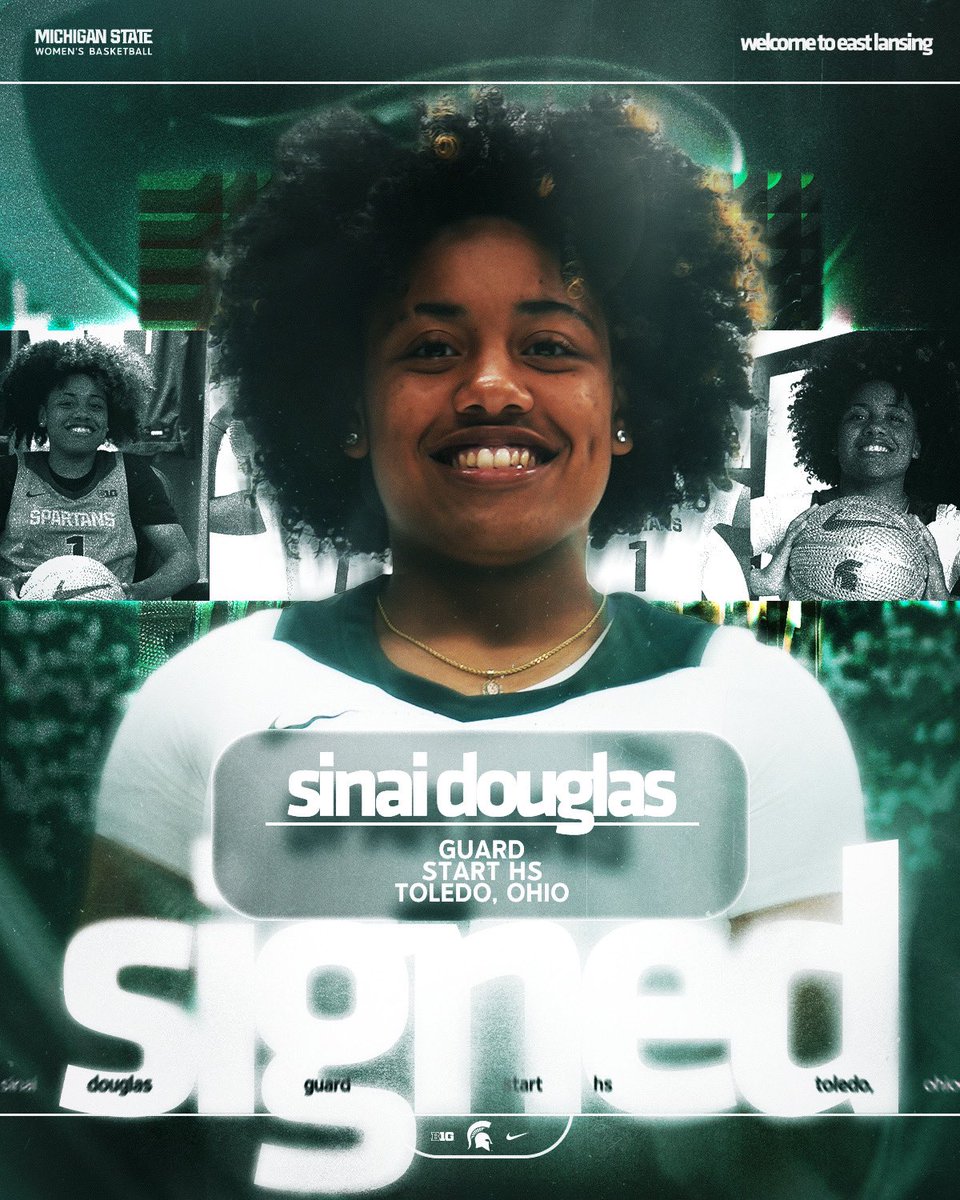 SIGNED✍️

Welcome to the Spartan family, <a href="/iamsinai11/">Sinai Douglas ✨</a> 💚

#GoGreen