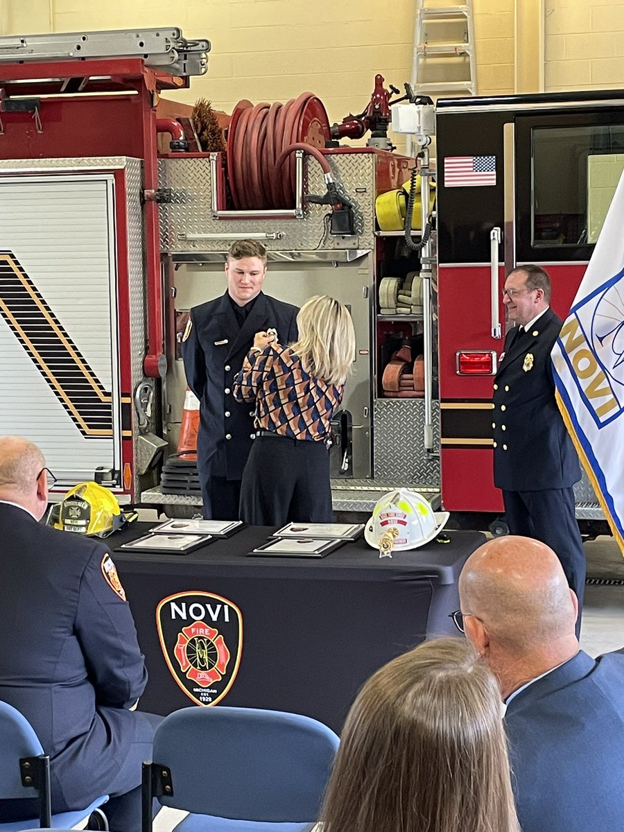 novifire's tweet photo. Congratulations to Logan Freier on his promotion to Fire Protection Officer! https://t.co/DbzMGuZzDS