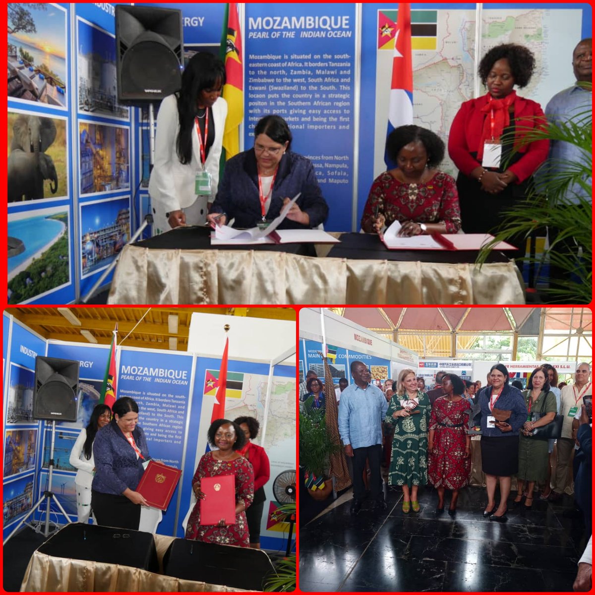 #FIHAV2023
Se firma Memorando de Entendimiento entre el Ministerio del Mar, Aguas Interiores y Pesca de #Mozambique 🇲🇿 y el Ministerio de la Industria Alimentaria de #Cuba🇨🇺,nuevas propuestas y acuerdos para impulsar esta actividad económica en ambos países
@PartidoPCC
@minalcuba