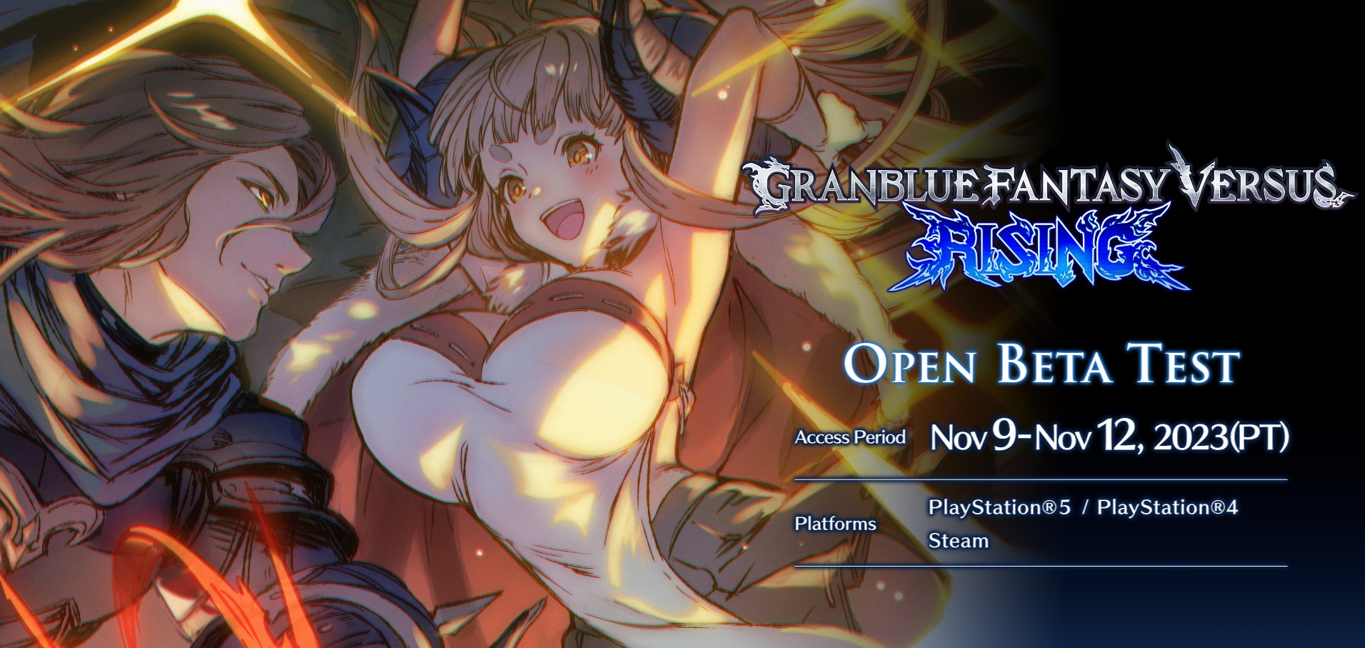 Chickzama@FFXVI on X: [Please RT] Beta testing for Granblue Fantasy Versus  begins May 31-June 1. Don't forget to #TagYourTech! Twitter hashtags for  all Granblue Fantasy Versus characters: Gran: #GBVS_GR Katalina: #GBVS_KT  Charlotta: #