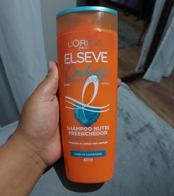 Shampoo Nutri Preenchedor Elseve Cachos Longos dos Sonhos 400ml