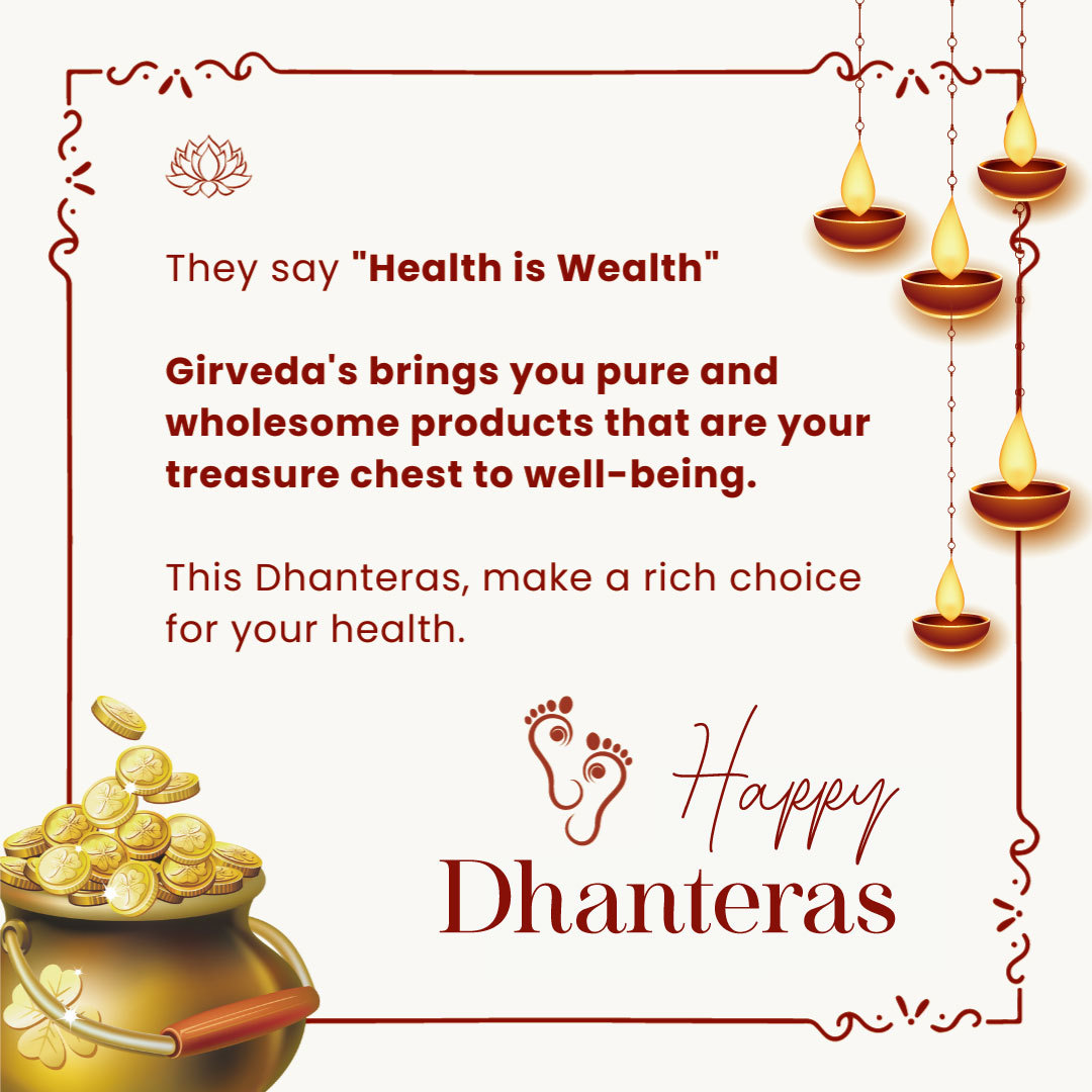 girveda's tweet photo. Make smart choices this Dhanteras.
Bring in the wealth of well-being into your life with Girveda.
From our farms to your plate, we're sowing the seeds of health and happiness! 🌾🌟
.
#Girveda #Dhanteras #DelightfulNovember #GoGreenWithGirveda https://t.co/jLlRw5iQoM