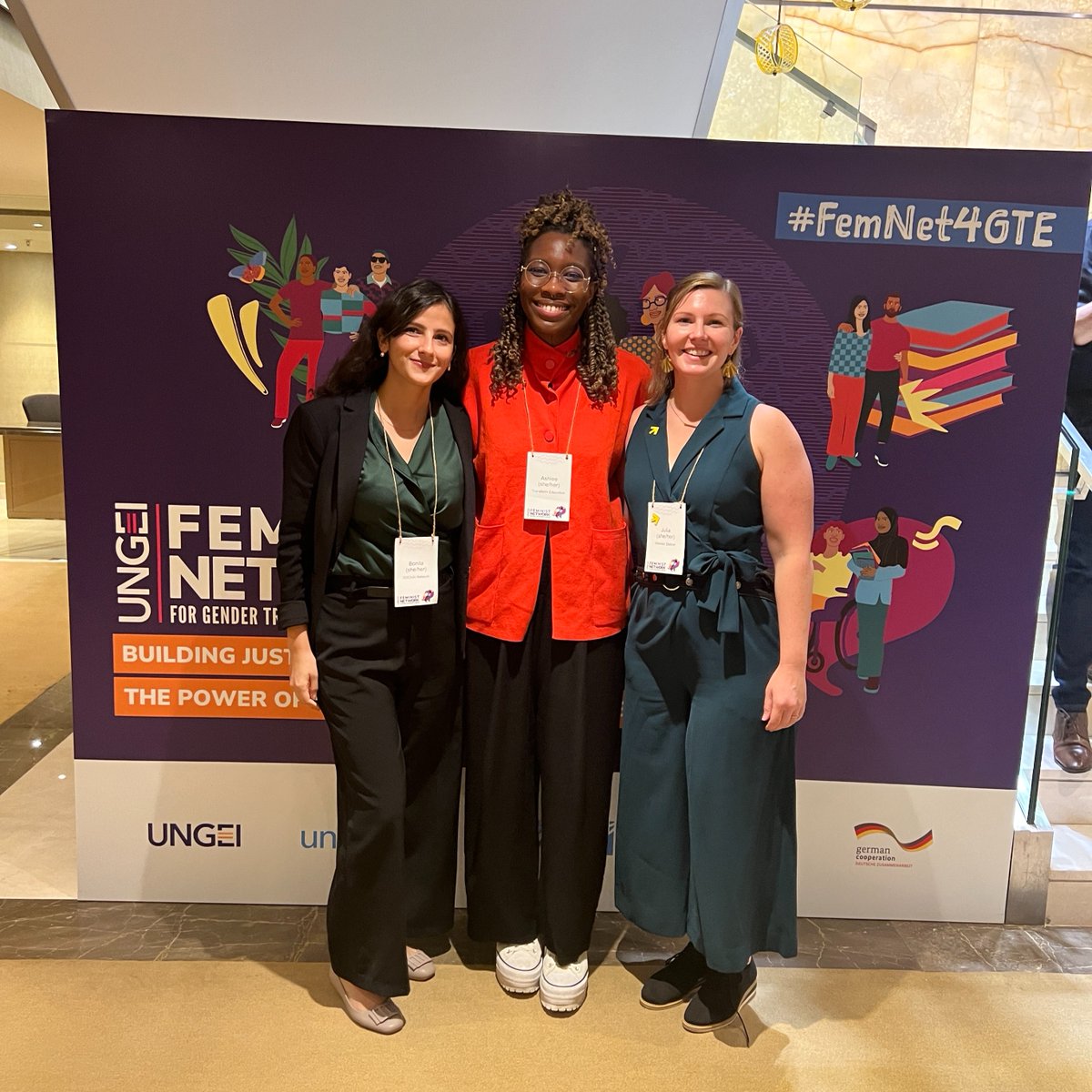 Last week, we joined feminist educators from around the world at #FemNet4GTE in Istanbul, Türkiye, to discuss accelerating progress towards gender transformative education. And we got to hang out with @WomenDeliver Young Leader Alumni @ashleeaburnett & @xbonita7 ❤️ !