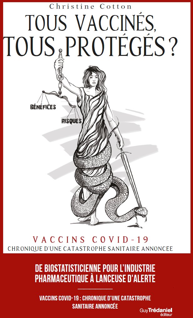 Les amis pour rappel, je serai à Tours le 16
à Nantes, le 17 et à Dinard les 18 et 19
Ce sera l'occasion pour moi de mettre un visage sur ceux qui me soutiennent depuis près de 3 ans de dédicacer mon livre "Tous vaccinés, tous protégés ? Vaccins Covid 19, chronique d'une