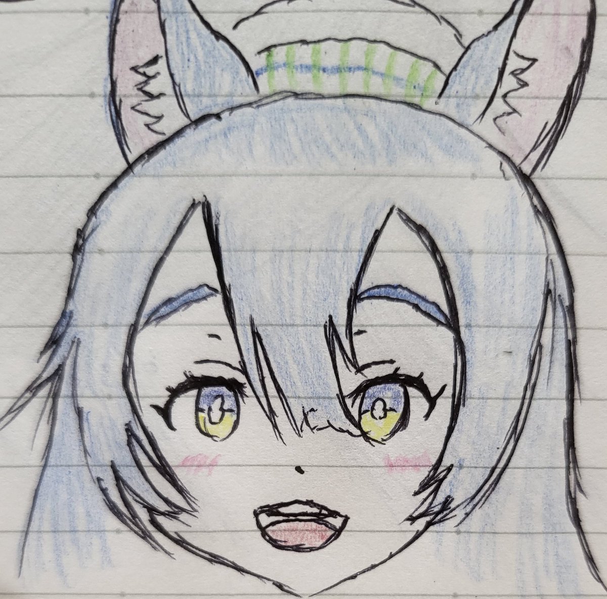 0QZUzT1wqC4wYRI's tweet photo. 仕事中にちょいとノートに練習描き
ゆにるユニさん✨️
タグは合ってるかちょいとわからんがこっそり貼っておく
#yunicode https://t.co/G1cDt3Jmtu