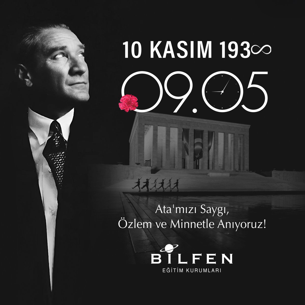 Ata'mızı Saygı, Özlem ve Minnetle Anıyoruz!
#10Kasım
#Bilfen