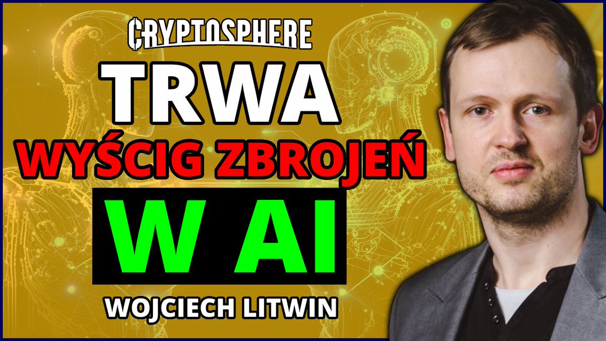 Halo! Halo! Wojciech Litwin (@wojtek_litwin) zameldował się ze swoją prelekcją na YT💪 Daj znać w komentarzu pod filmem jaka według Ciebie będzie przyszłość #AI? @SynapseNetwork_ Link w komentarzu ⬇️