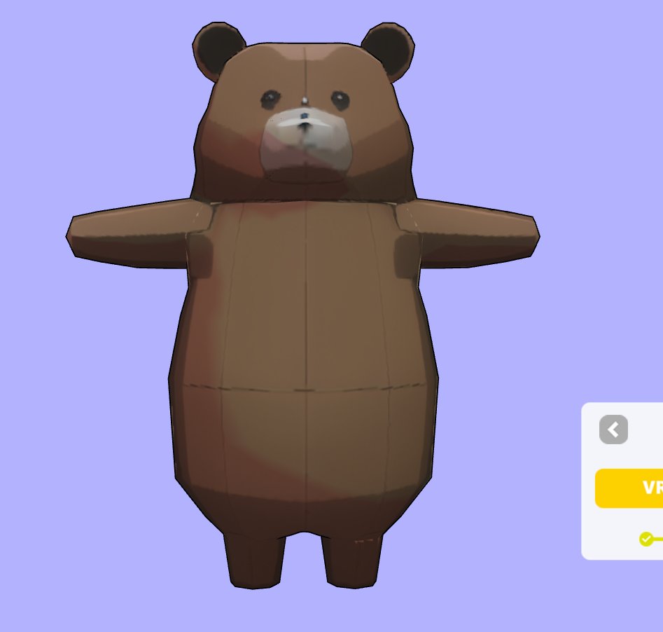 goldenpenguin3's tweet photo. 元のクマテクスチャ目指してたんだけどいい感じになってきた
#threadtale https://t.co/kgHUNN3jhH