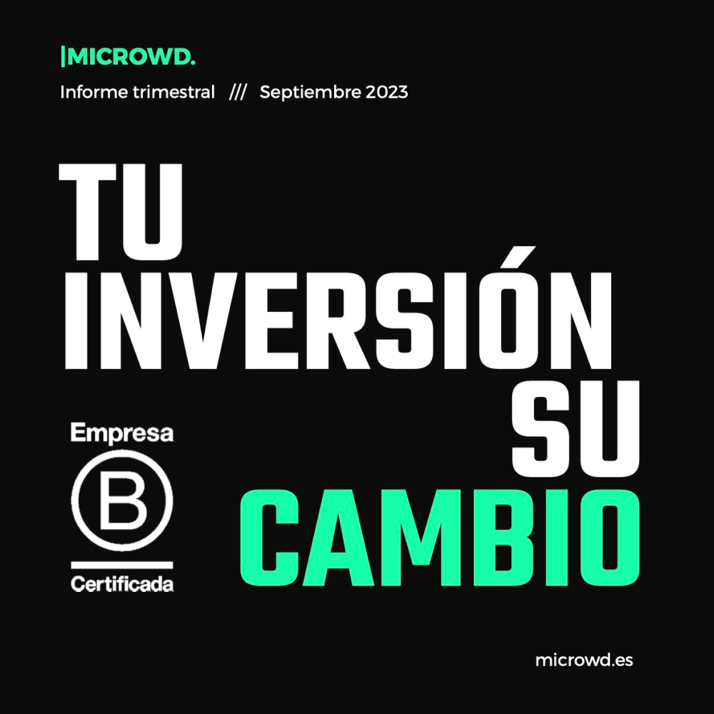 mi_crowd's tweet image. INFORME TRIMESTRAL 3Q 2023 📊

🌿1.135 inversores

🌿14.574 microcréditos

🌿9.822 prestatarias

Y recuerda, si quieres saber más sobre MICROWD y descubrir el poder del capitalismo social, visita nuestra página web o escríbenos a info@microwd.es.

#capitalismosocial #microwd