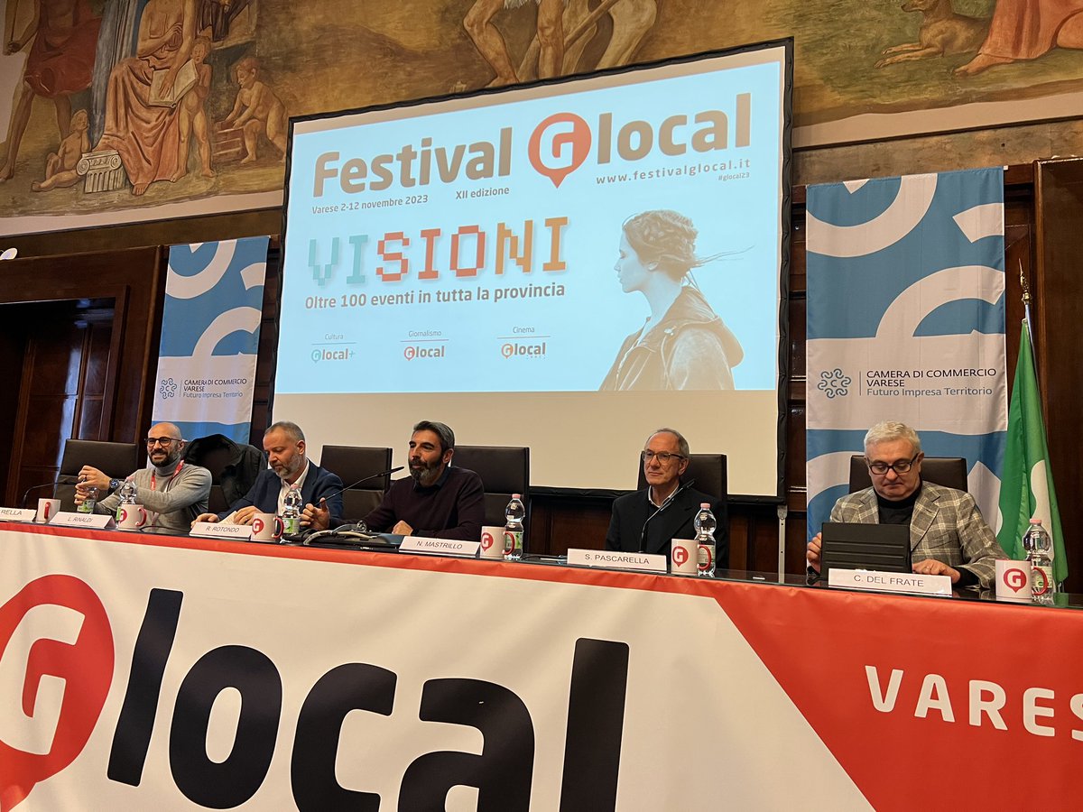 Marco Giovannelli (@marcogio59) on Twitter photo Amici e un pezzo di scuola varesina per il giornalismo insieme a <a href="/milano_today/">MilanoToday</a> 
A <a href="/festivalglocal/">Festival Glocal</a> <a href="/lucarinaldi/">Luca Rinaldi</a> <a href="/nando_mastrillo/">Orlando Mastrillo</a> Silvestro Pascarella <a href="/La_Prealpina/">La Prealpina</a> e Claudio del Frate <a href="/Corriere/">Corriere della Sera</a> 
Come cambia la cronaca?
#glocal23 Amici e un pezzo di scuola varesina per il giornalismo insieme a <a href="/milano_today/">MilanoToday</a> 
A <a href="/festivalglocal/">Festival Glocal</a> <a href="/lucarinaldi/">Luca Rinaldi</a> <a href="/nando_mastrillo/">Orlando Mastrillo</a> Silvestro Pascarella <a href="/La_Prealpina/">La Prealpina</a> e Claudio del Frate <a href="/Corriere/">Corriere della Sera</a> 
Come cambia la cronaca?
#glocal23