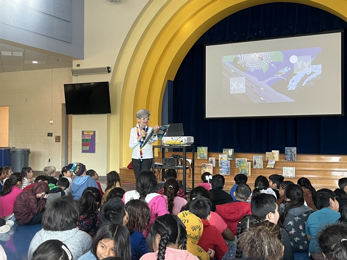 This morning we are spending time with @LuluDelecre! Reading stories together and learning about the research she does to bring words to life! Thank you to <a href="/RIFofNOVA/">Reading is Fundamental of Northern Virginia</a> for making this experience possible.