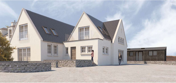 The @GlendaleTrust community-led project to renovate Borrodale school and schoolhouse into 6 new affordable homes in Glendale has been granted planning permission by The Highland Council. Thank you to all the project funders! Image credits: @OlliBlair