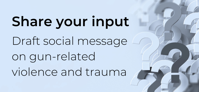 A new draft social message on gun-related violence is now available. The draft is open for public feedback through Jan. 31, 2024. Learn more, read the draft and access the response form:
elca.org/Faith/Faith-an…