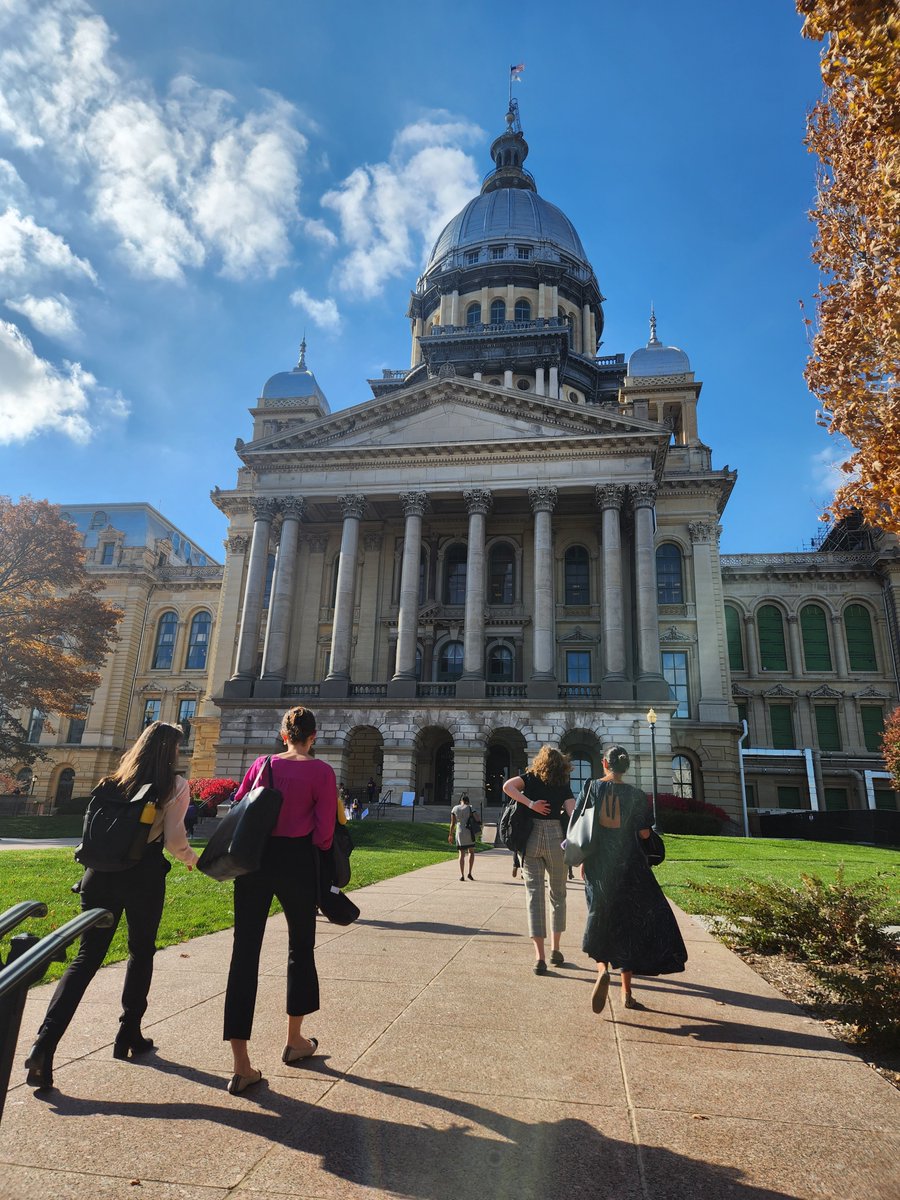 GeneticsIL's tweet photo. What a wonderful day yesterday in #Springfield! Illinois genetic counselors met with legislators, staffers, @IDFPR leaders, &amp; community members about #Access to genetic services and the importance of #GeneticPrivacy! #GeneticCounselorAwarenessDay #GeneChat @GeneticCouns https://t.co/R7v0BqORx5