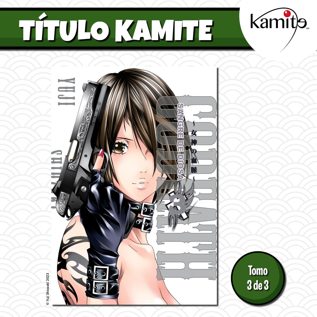 kamite_manga's tweet photo. El #TítuloKamite de esta semana es #godeath 3 🌙♠️
Sobrinos, si tienen curiosidad por saber si podrán #María, #Mika y #d’Eon cumplir con la promesa que hicieron justo antes de atacar al Vaticano, lánzate a leer este #manga.
Título en 📍 #Kamitiendas o👉 https://t.co/dAr2kfGY3h https://t.co/bru6Wemv9G