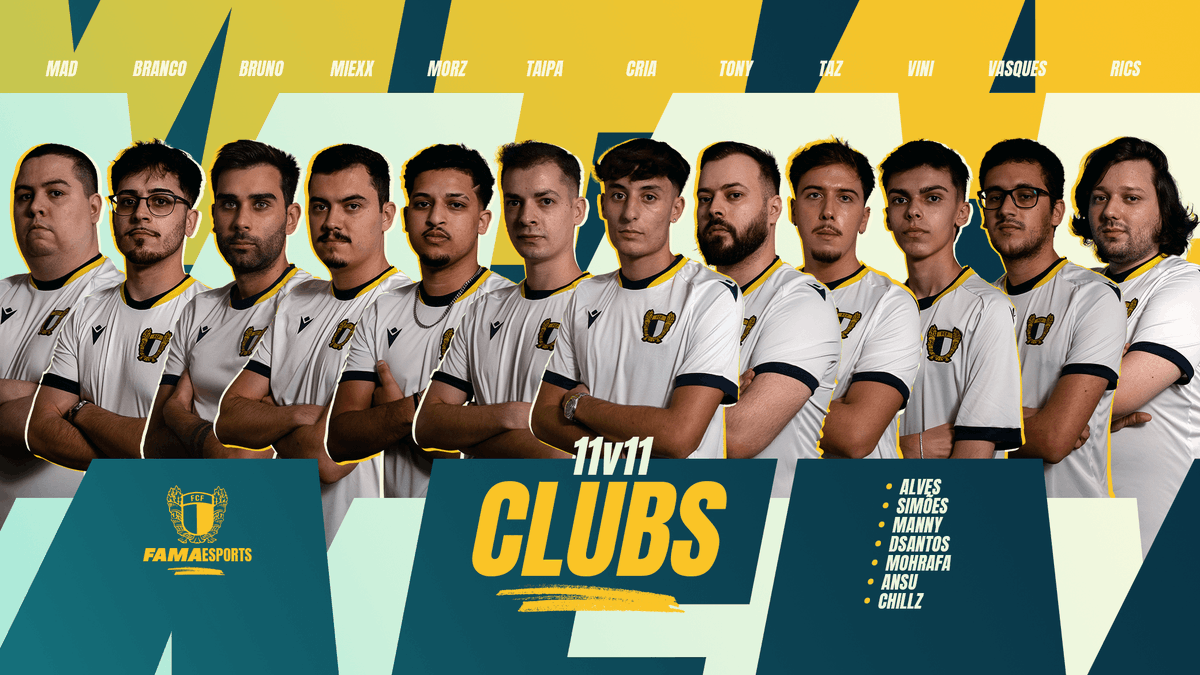 Eis o nosso plantel de #Clubs para 2023/24! 

Algumas 👥 caras novas, outras já conhecidas e a mesma determinação de sempre! ⚪️🔵

#PeloNossoSímbolo