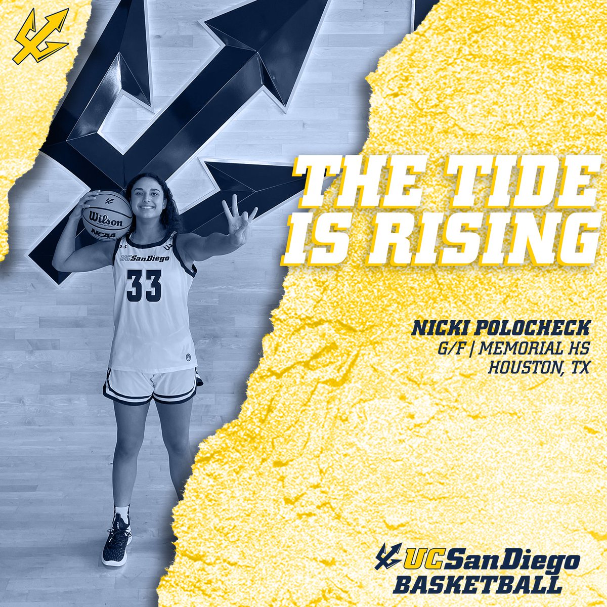 Officially official! ✍️

Nicki Polocheck is a Triton!

#GoTritons | #NSD23