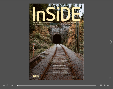gcs_hpc's tweet image. Just in time for #SC23: The newest issue of InSiDE magazine showcases all the exciting developments at @HLRS_HPC, @fzj_jsc, and @LRZ_DE over the last half-year. Pick up a copy at one of their booths, or read it here: gauss-centre.eu/news/publicati…  
#HPC #IamHPC