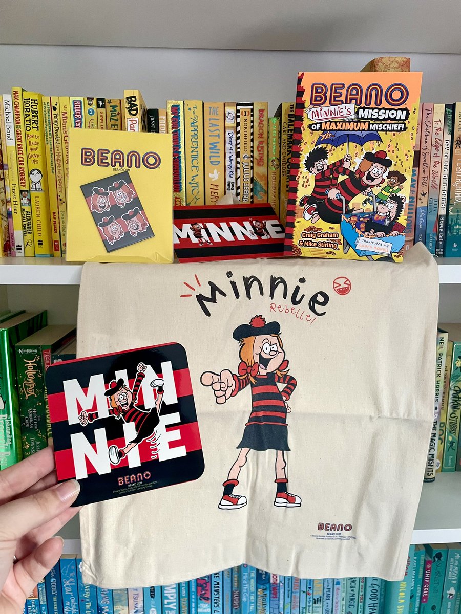 ✨ GIVEAWAY ALERT!!! ✨ To celebrate the 70th anniversary of Minnie the Minx, we’ve got a special bundle (including the latest ‘Beano Minnie’s Mission of Maximum Mischief’) to giveaway. To enter: 📙 RT before 30.11.23 📙 UK only And you’ll get the prize before Xmas!