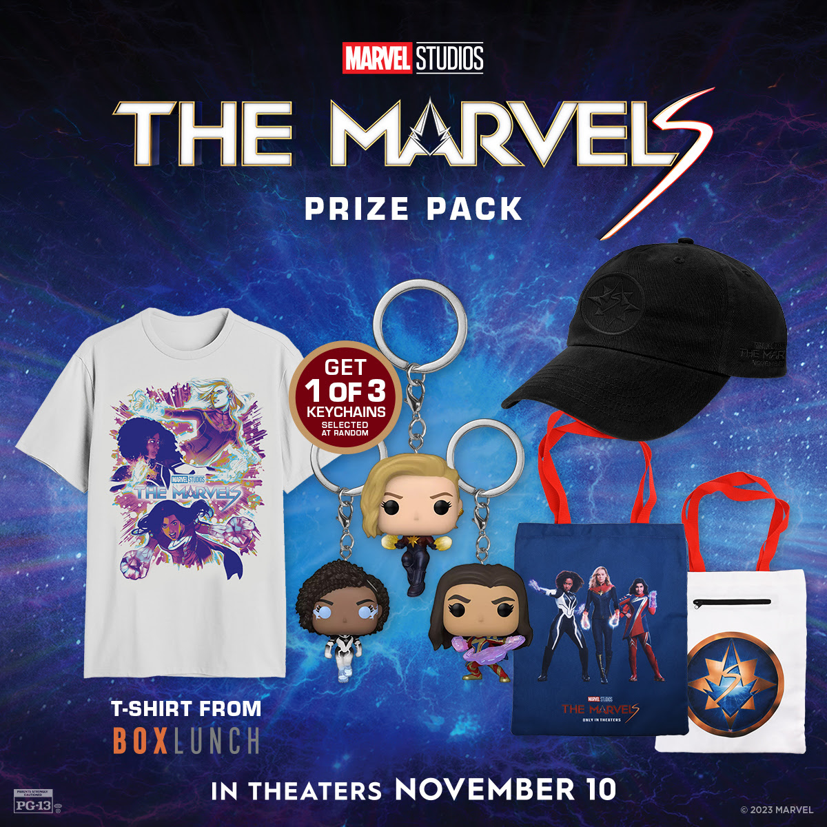 THE MARVELS - get tix now!  Visit metrotheatres.com or on the Metropolitan Theatres mobile app!
For your chance to enter to win a prize pack for THE MARVELS, visit: metrotheatres.com/sweepstakes