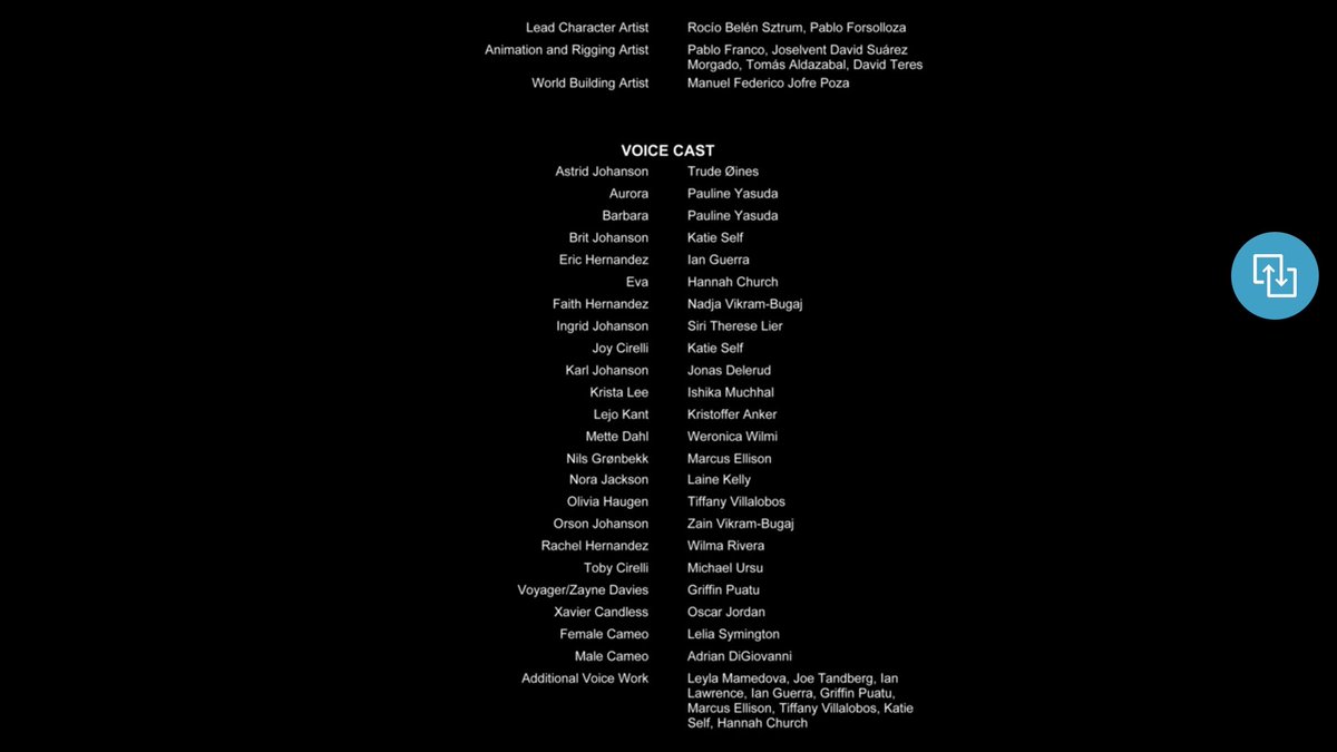 LocalHorrorFan's tweet image. The official voice actors for SILENT HILL: Ascension, revealed during the ending credits for Episode one on the streaming service Tubi.