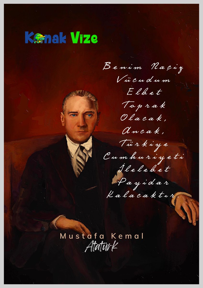 KonakVize's tweet photo. Benim Naçiz Vücudum Elbet Bir gün Toprak Olacak, Ancak Türkiye Cumhuriyeti İlelebet Payidar Kalacak. 

Atatürk’ü Ölümünün 85. Yılında Rahmet, Minnet Ve Özlem’le Anıyoruz.

#atatürk #10kasım #türkiyecumhuriyeti 

https://t.co/8rOxfiyGji https://t.co/4m62Bikb0P
