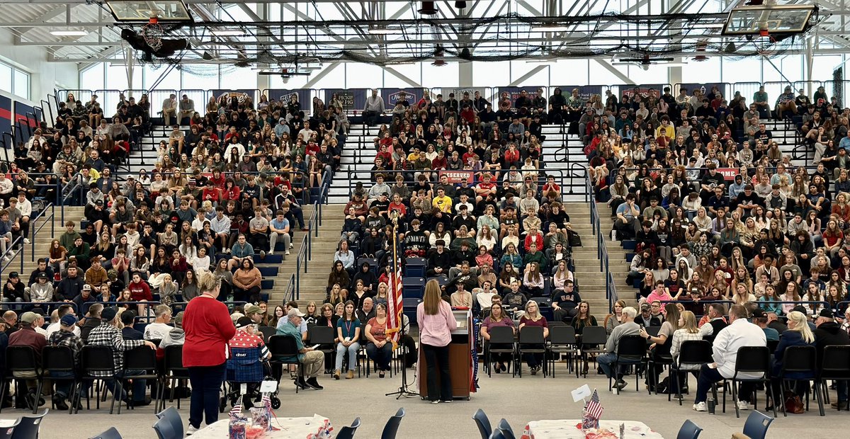 Veterans Day celebration! 

Special thanks to Mrs. Gregory (&amp; <a href="/btthsfccla/">Butler-Tech/Talawanda FCCLA</a>) for her efforts! Also, thank you Rep. Sara Carruthers <a href="/Sara45013/">Sara Carruthers</a> (Welcome) &amp; 82nd Airborne Infantry &amp; Class of ‘98 alum Zach Pace (Keynote)! We’re thrilled to unveil our Veterans Wall of Honor! #THSFamily