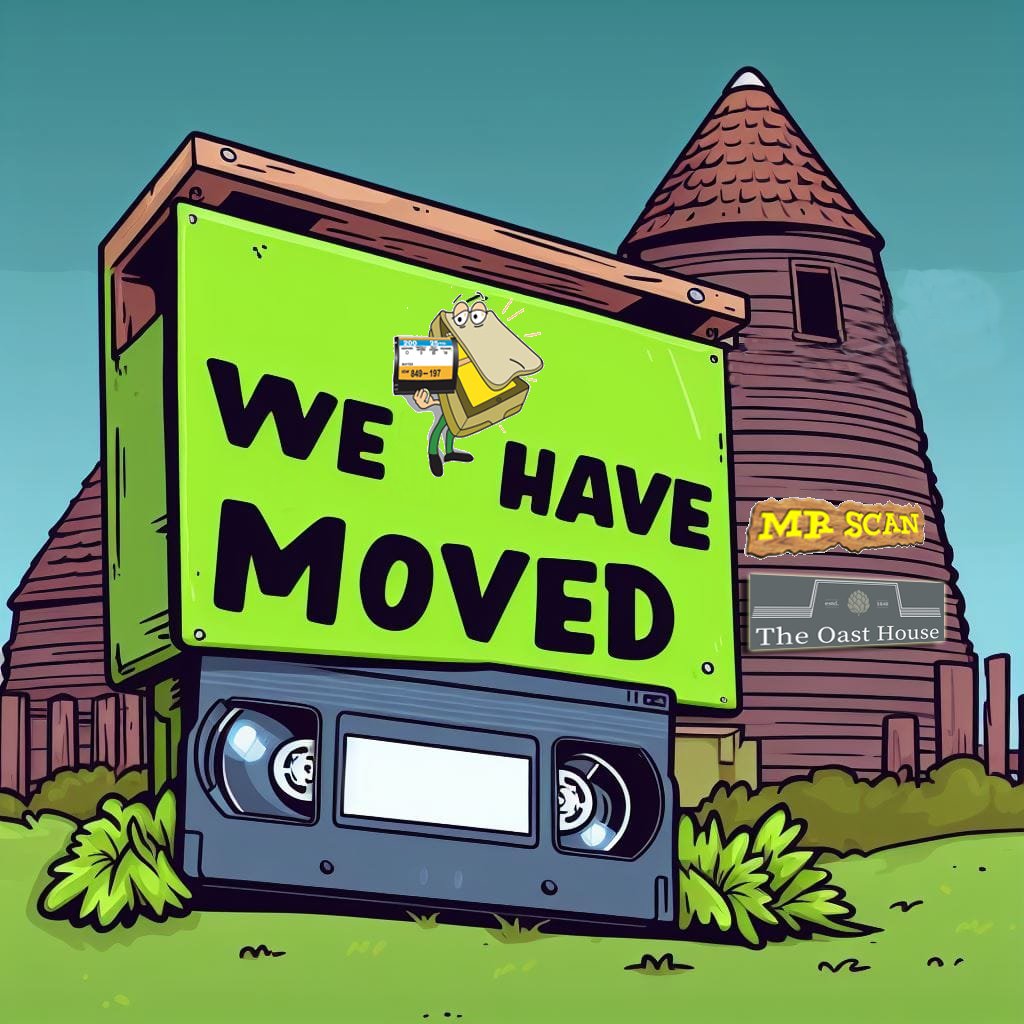 mrscan2012's tweet image. BIG NEWS ! WE HAVE MOVED
Our digital scanning studio has moved to larger premises located in the Grade II list Oast House, Mead Lane, Farnham.
Check our website for full details: mrscan.co.uk
#35mmslidescanning
#videoconversion
#vhs
#filmscanning
#Farnham