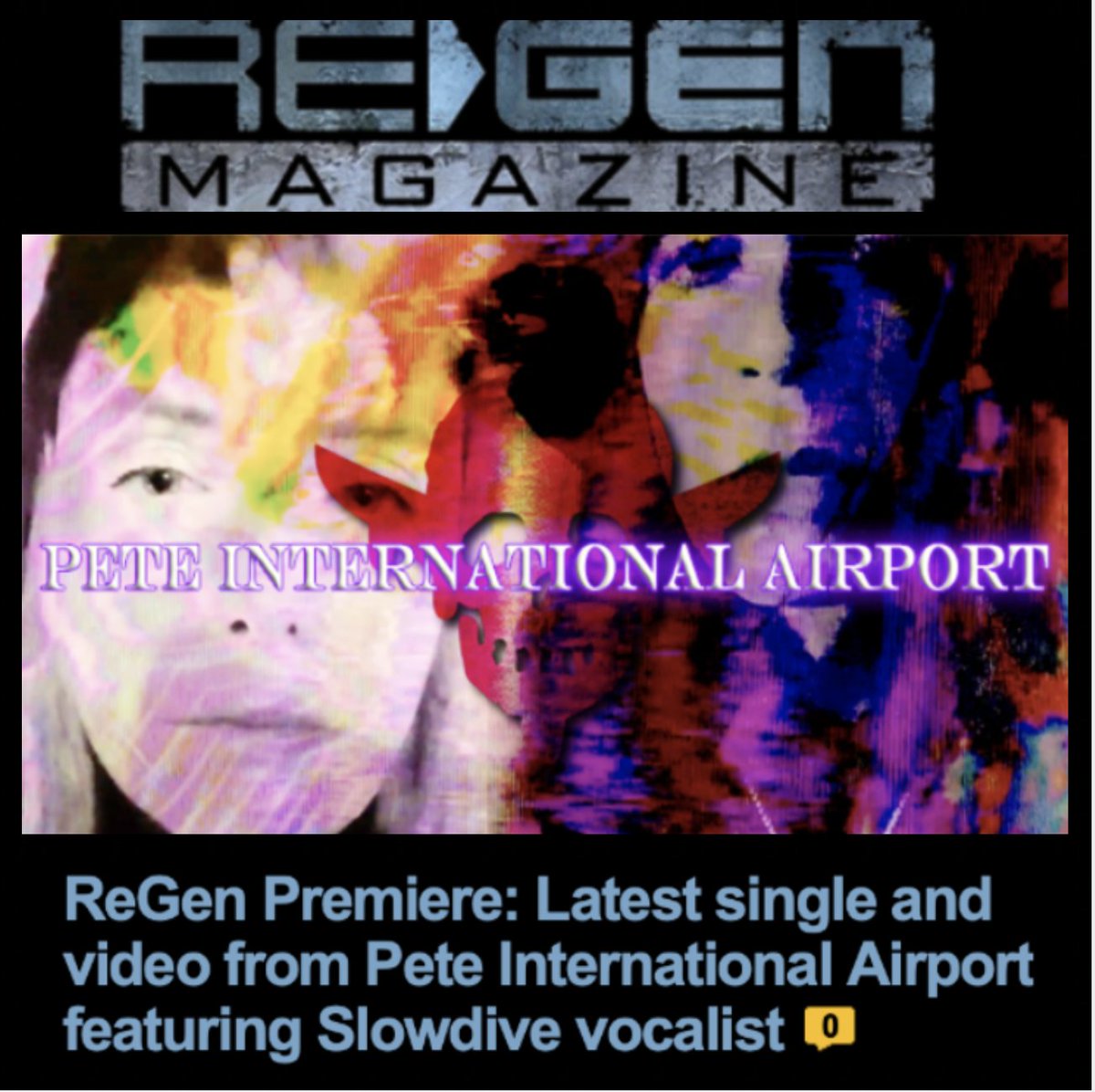 Video for Pete International Airport 'Tic Tac' ft @RachelAGoswell of @SlowdiveBand is premiering via  #RegenMagazine ~ regenmag.com/news/regen-pre…

'Tic Tac' 7', released via @LittleCloudRec1, also features fab remix by @AntonNewcombe ~ peteinternationalairport.bandcamp.com/album/tic-tac  @musicblogrt @petedx11