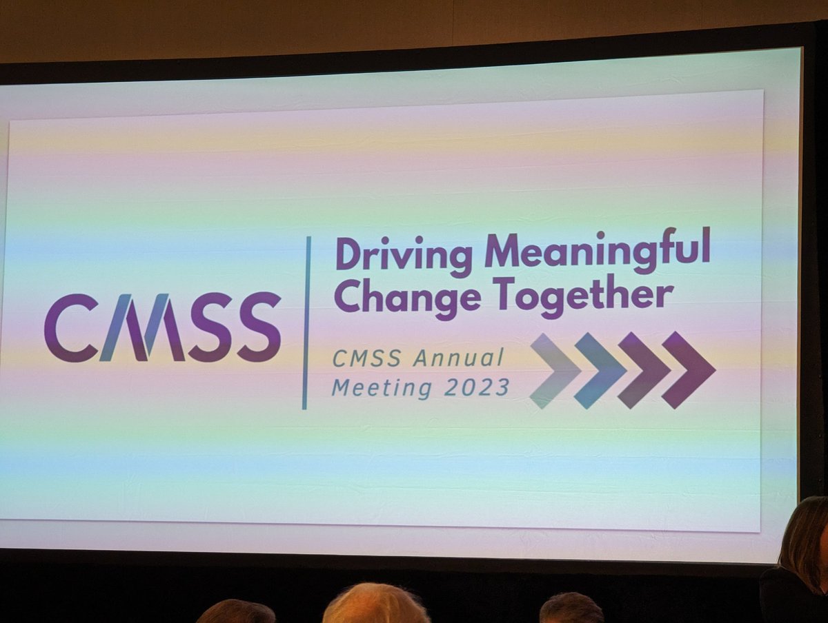 Enjoying the collaboration with peers at the #CMSS2023 meeting. I'm also enjoying running into former colleagues!