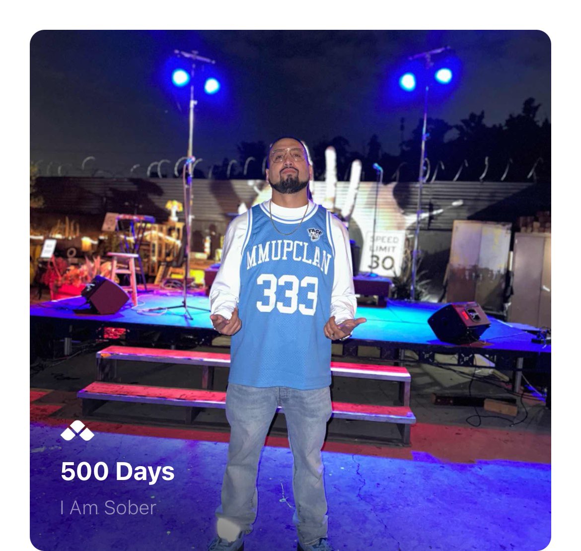 500 days sober 🥹 feeling blessed