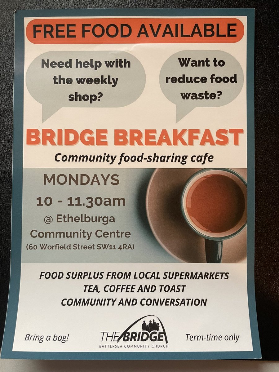 Check out the Community food-sharing cafe on Mondays!