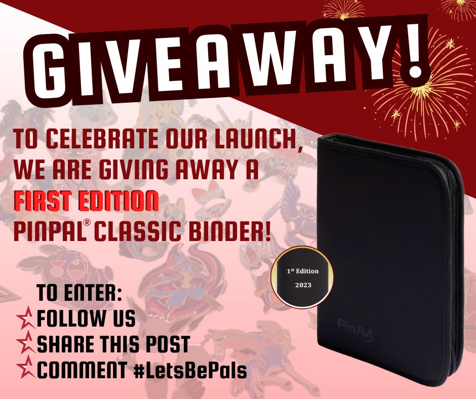PinPalUK's tweet photo. 🥳🥳🥳 To celebrate our launch, we are giving away one of our very limited first edition PinPal Classic binders!

- Follow our page
- Repost
- Comment #LetsBePals

Competition closes 01/12/23

Good luck pals! https://t.co/aOC8QCYPlw