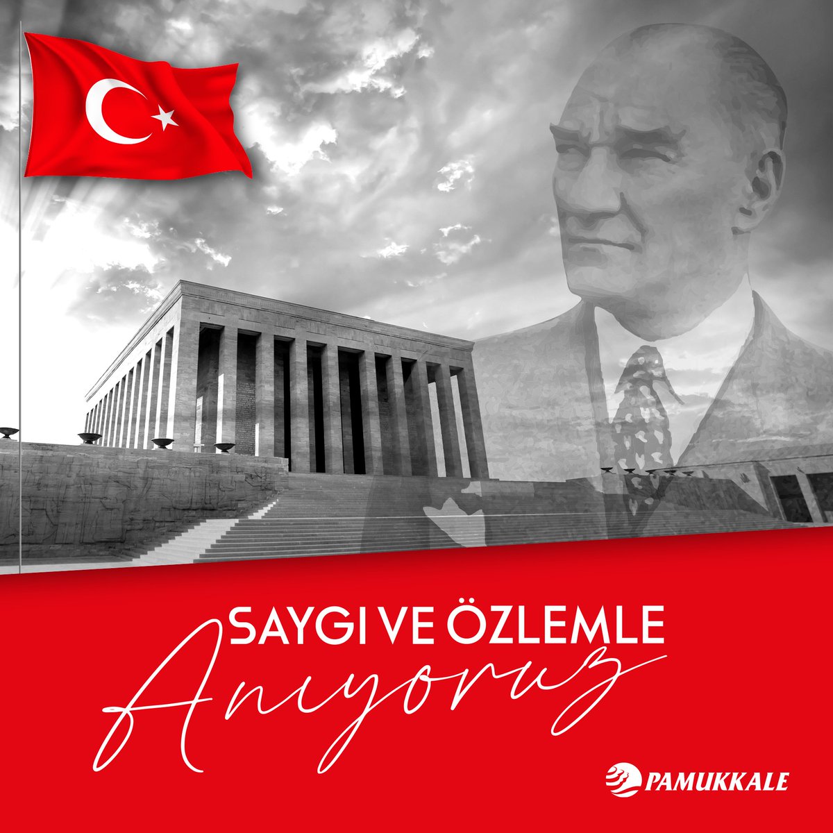 Cumhuriyetimizin Kurucusu Ulu Önder Mustafa Kemal Atatürk'ü Sevgi, Saygı ve Özlemle Anıyoruz. Unutmadık, unutmayacağız... #10Kasim #Atamİzindeyiz #Atatürk #10Kasım1938