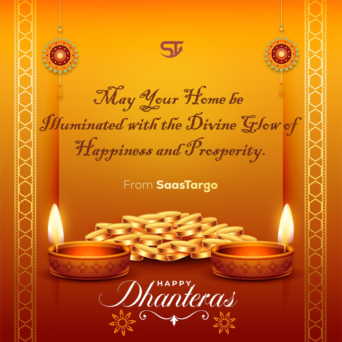 saastargo's tweet photo. Experience the radiant blessings of happiness and prosperity as #SaasTargo extends warm wishes on this auspicious day. May your home shine with joy and abundance. Happy Dhanteras. https://t.co/ccEPQcgfUg