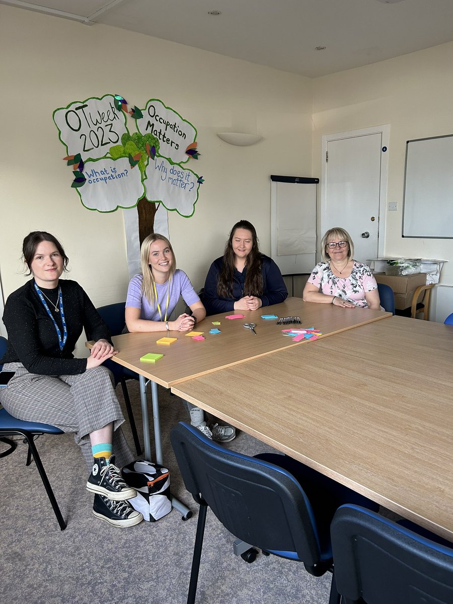 juliemck (@julieh33444442) on Twitter photo Mental health OT staff in West Dunbartonshire planned a drop in session for colleagues to think about the value of occupation for OTWeek. Thanks for the invite <a href="/KarenMHOT/">Karen Cromar</a> <a href="/RachelHendrieOT/">Rachel</a> <a href="/anyabot/">Anya</a> <a href="/lindseyohare_OT/">Lindsey O'Hare</a> <a href="/nhsggcmhot/">NHSGGC - Mental Health Occupational Therapists</a> <a href="/NHSGGC/">NHS Greater Glasgow and Clyde</a> <a href="/fraserdownie/">Fraser Downie</a> <a href="/sammhahp/">Samantha Flower (she/her)</a> Mental health OT staff in West Dunbartonshire planned a drop in session for colleagues to think about the value of occupation for OTWeek. Thanks for the invite <a href="/KarenMHOT/">Karen Cromar</a> <a href="/RachelHendrieOT/">Rachel</a> <a href="/anyabot/">Anya</a> <a href="/lindseyohare_OT/">Lindsey O'Hare</a> <a href="/nhsggcmhot/">NHSGGC - Mental Health Occupational Therapists</a> <a href="/NHSGGC/">NHS Greater Glasgow and Clyde</a> <a href="/fraserdownie/">Fraser Downie</a> <a href="/sammhahp/">Samantha Flower (she/her)</a>