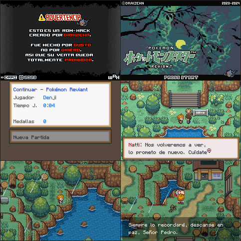 draizehn2025's tweet photo. ♦️ Algunas scans de mi hack que había muerto, supondré que lo recuerdan y sí, es el Pokémon Reviant completamente renovado B}. Agradecería su apoyo (🔄 &amp;❤️) ♦️

#Pokemon #romhack #pkmnreviant #GBA https://t.co/GClmH4Knz4
