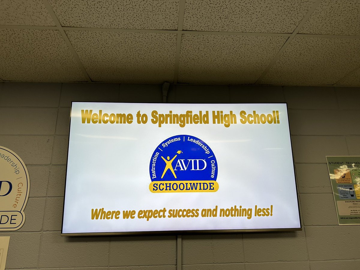 AVID Showcase Springfield High School