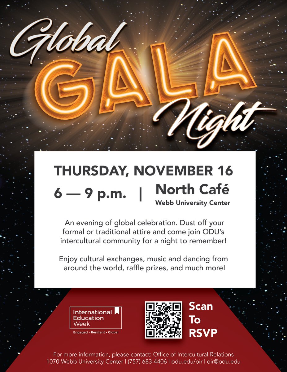 Come join us for next week's "International Education Week" and meet and have fun at any of these events!!!