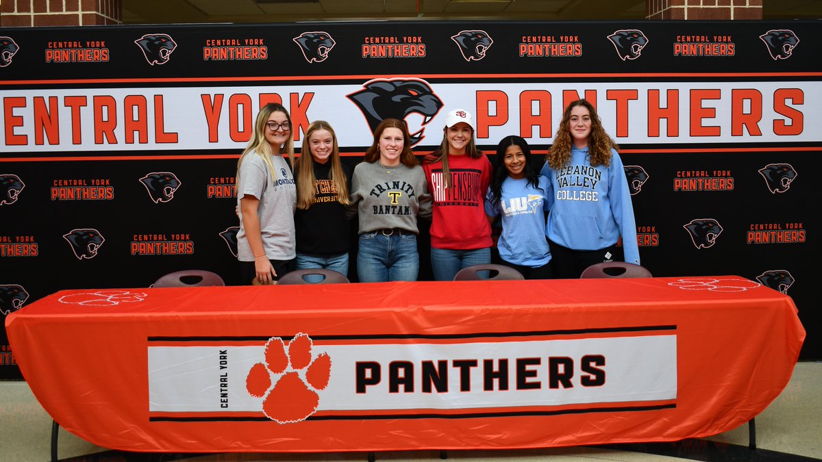centralyorksd's tweet photo. Congrats to our athletes who recently committed to various colleges to continue their sports careers! ๐งก
Learn more: https://t.co/bA9VaStsHR
#CentralYork #ProudToBeAPanther #FallSigningDay https://t.co/dycRxQVp51