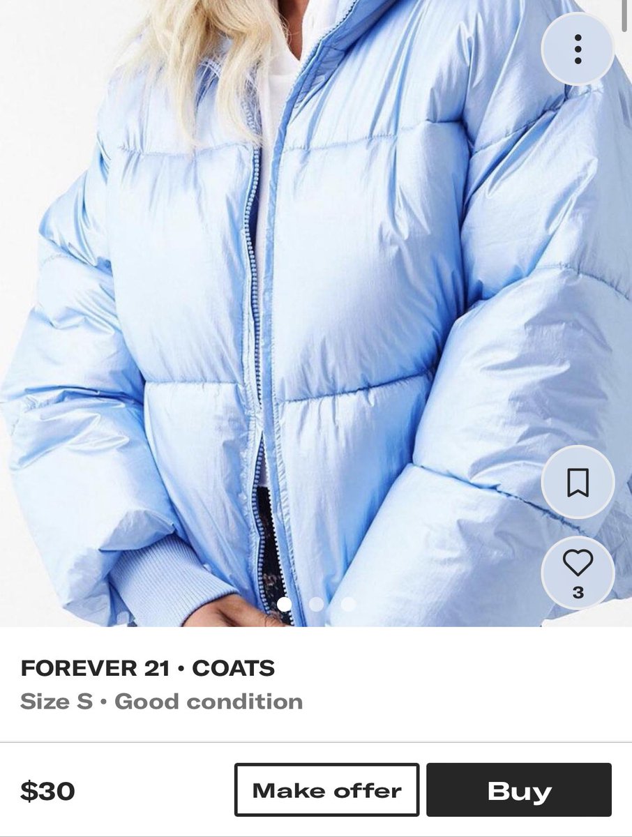 Friendly reminder that you can get a brand new/unworn or vintage basic puffer jacket in any color of your choice on Depop, Vinted or Poshmark for a fraction of the price and equal or better quality👍🏾 #buysecondhand