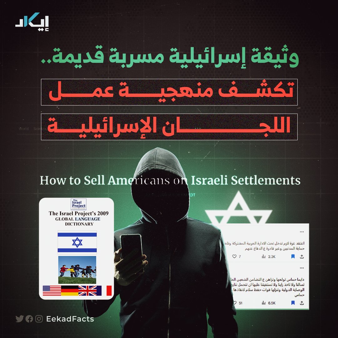 EekadFacts's tweet photo. #تحقيقات🧵 | نشرنا على مدار أشهر ماضية تحقيقات عديدة كشفنا فيها لجان اسرائيلية تتماهى بين المغردين العرب وتحاول زرع الفتنة ومهاجمة المقاومة بشراسة.

https://t.co/sPKwxgIi1N https://t.co/jkHVROBuj3