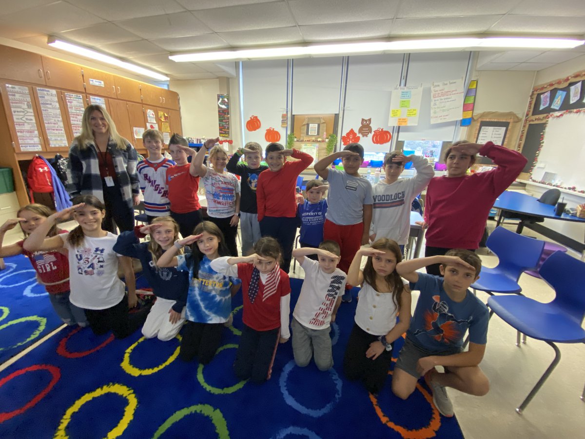 The <a href="/ChattertonSOARS/">Chatterton School</a> School community commemorated Veterans Day by donning red, white and blue to display their patriotic pride and gratitude. Additionally, students from Linda Learned's class worked to decode secret messages about Veterans Day in Spy Club.