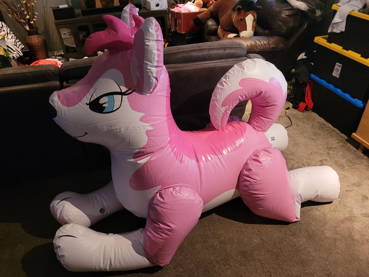 EclipseDurr's tweet image. Inflated the husky for the first time! 

Nothing beats new toy smell!