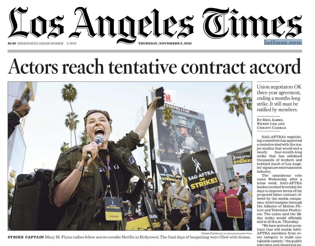 AFLCIO's tweet photo. What. A. Front. Page. https://t.co/CoTphyMuAR